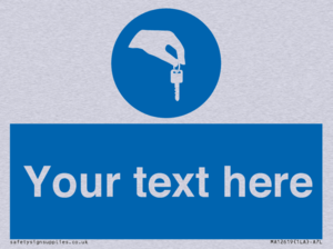 Custom Mandatory Keys Sign